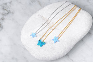 Butterfly Opal 18K Plated Gold Chain